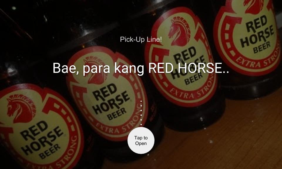 Bae, para kang RED HORSE..