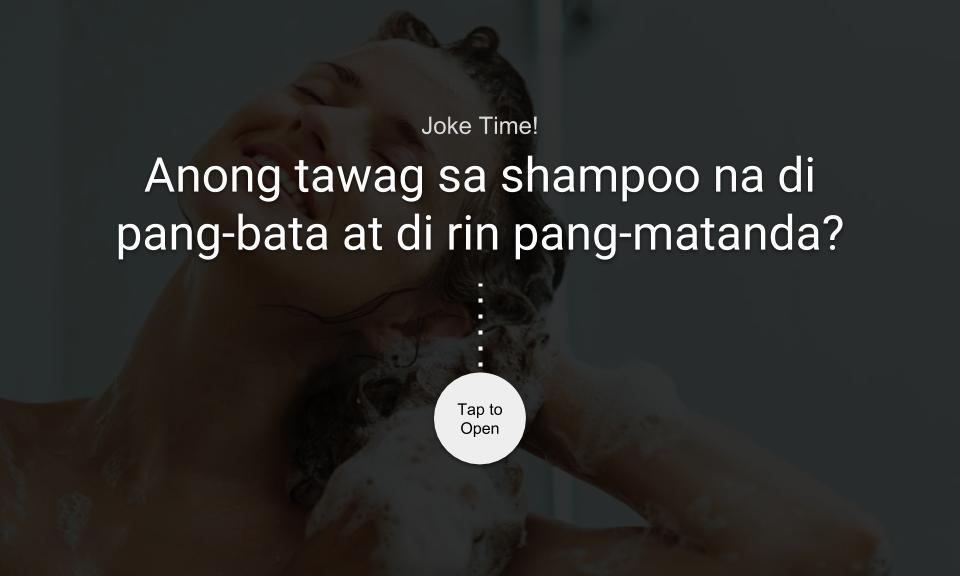 Anong tawag sa shampoo na di pang-bata at di rin pang-matanda?