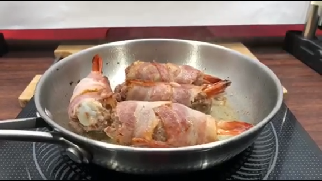 RECIPE: Shrimp Wrapped with Longanisa and Rolled with Bacon