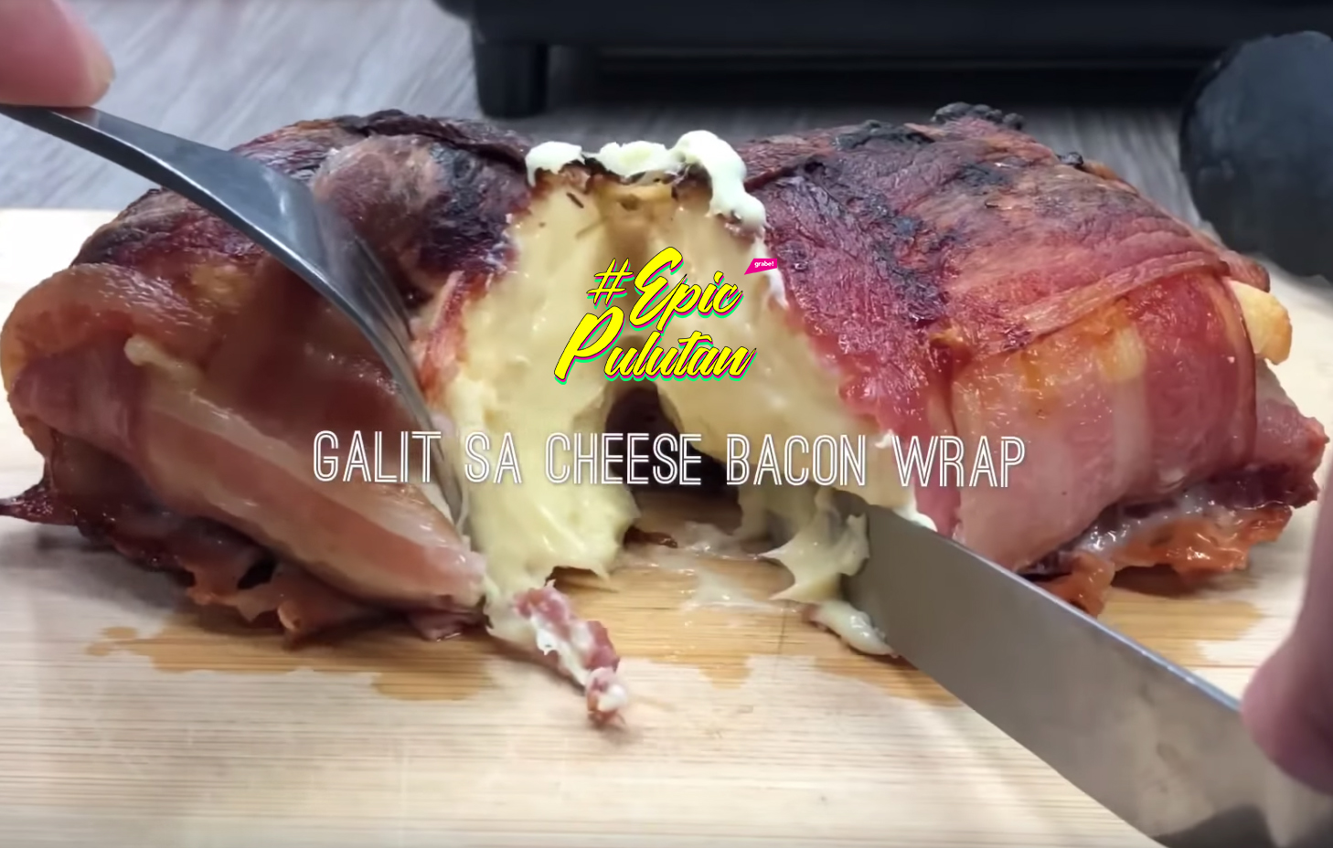 Galit Sa Cheese Bacon Wrap Pulutan Recipe