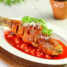 Crispy Whole Fish with Sweet and Sour Sauce