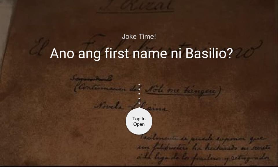 Ano ang first name ni Basilio?