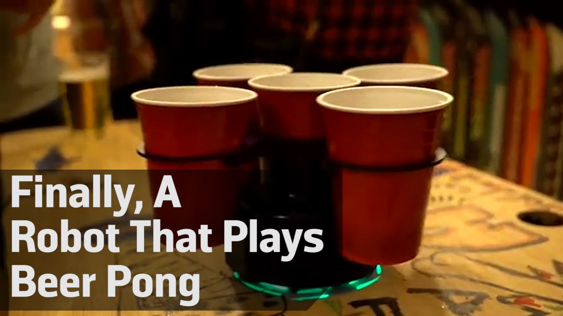 Finally, A Robot that Plays BEER PONG