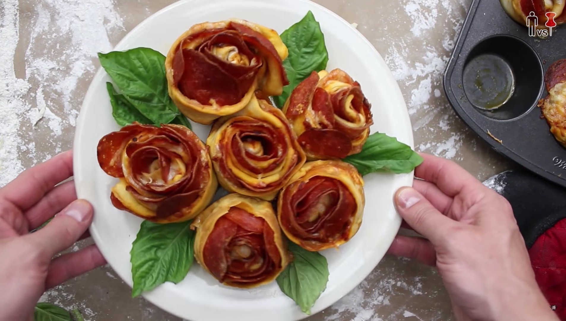Blow Her Away! Pizza Roses..
