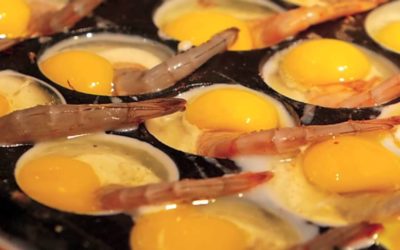 Quail Egg and Shrimp Balls