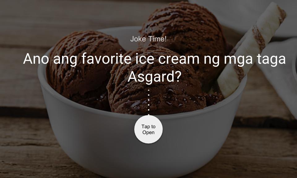 Ano ang favorite ice cream ng mga taga Asgard?
