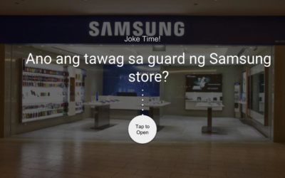 Ano ang tawag sa guard ng Samsung store?